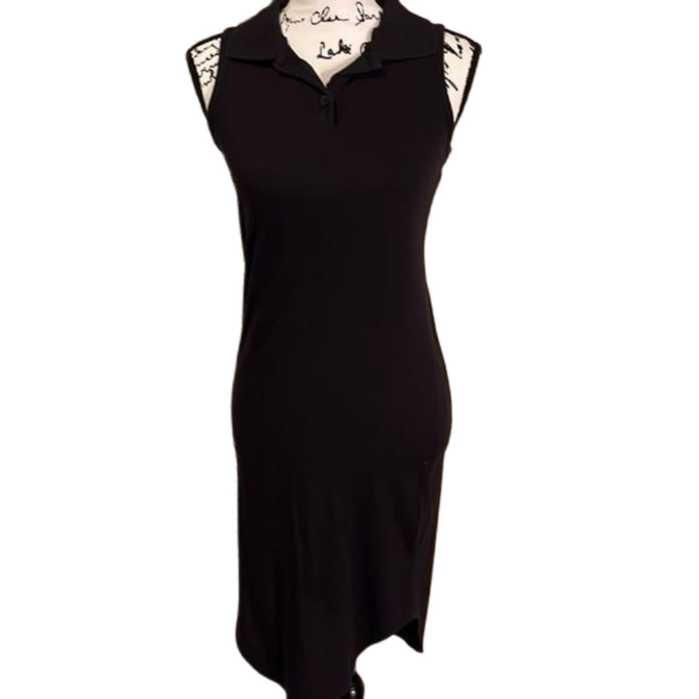 Vintage Avon Fashions Vintage Shirttail Black Dress Size 5/6